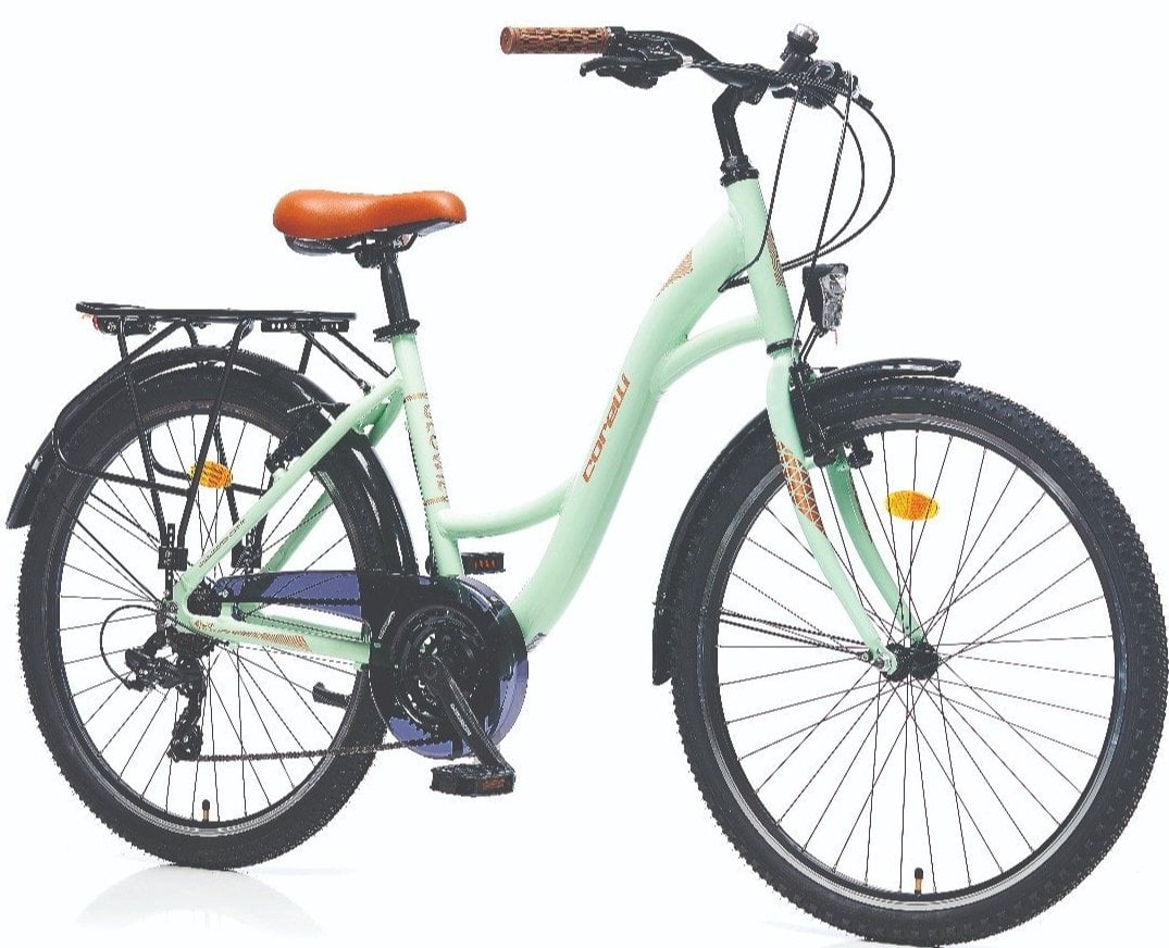 Corelli Glowie 26 Jant Şehir Bisikleti Mint Yeşil