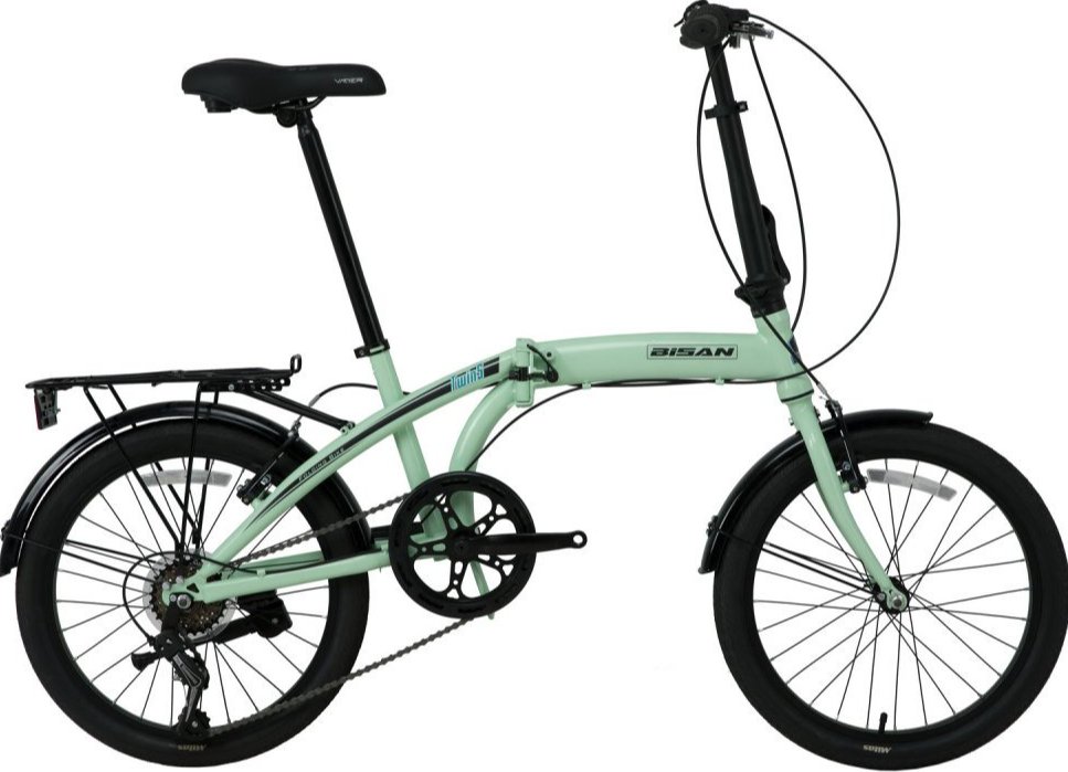 Bisan Twin S Katlanır Bisiklet Mint Yeşili