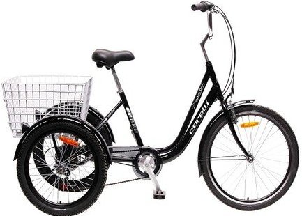 Corelli Kanguroo 24 Jant Kargo Bisikleti Siyah
