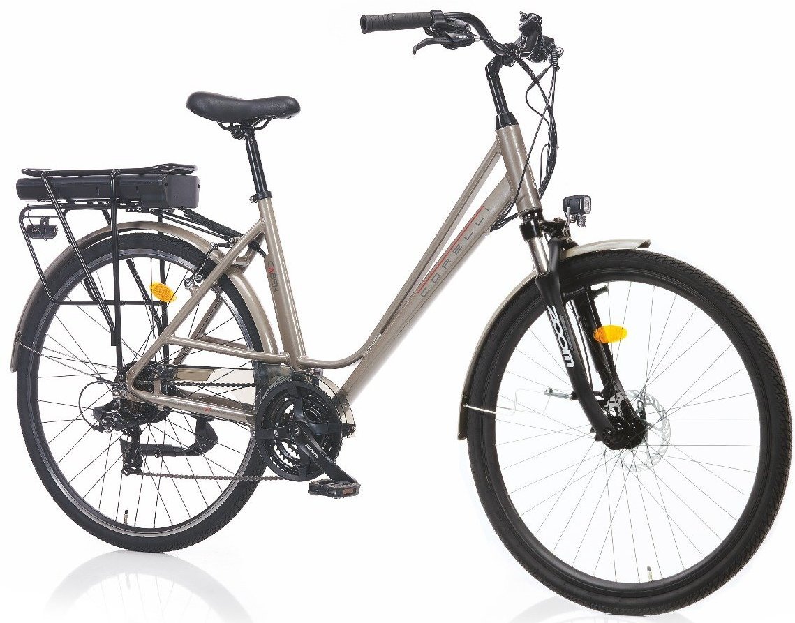 Corelli Caben 28 Jant Elektrikli Bisiklet Metalik Mavi