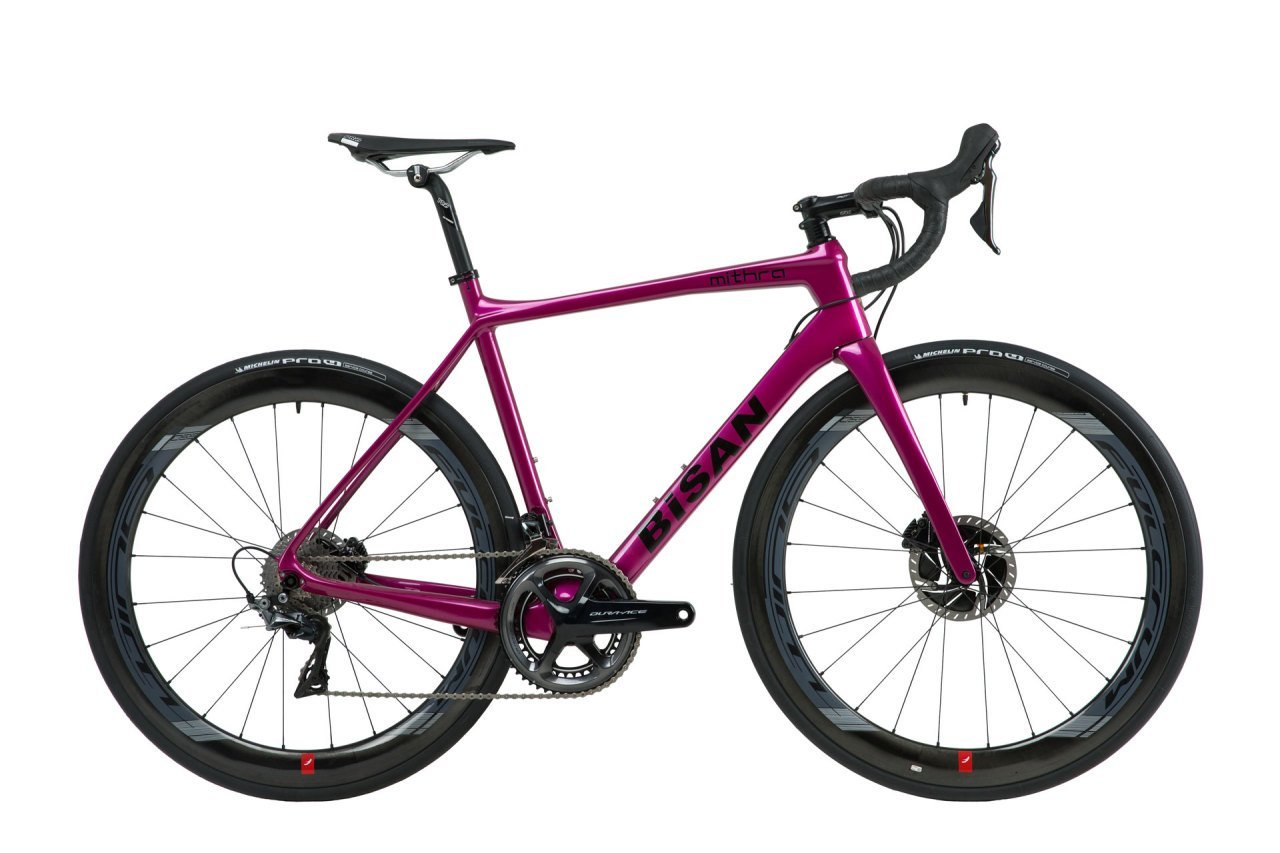 Bisan Mithra Disc 105 Yol Bisikleti Gri-Sarı 58 cm