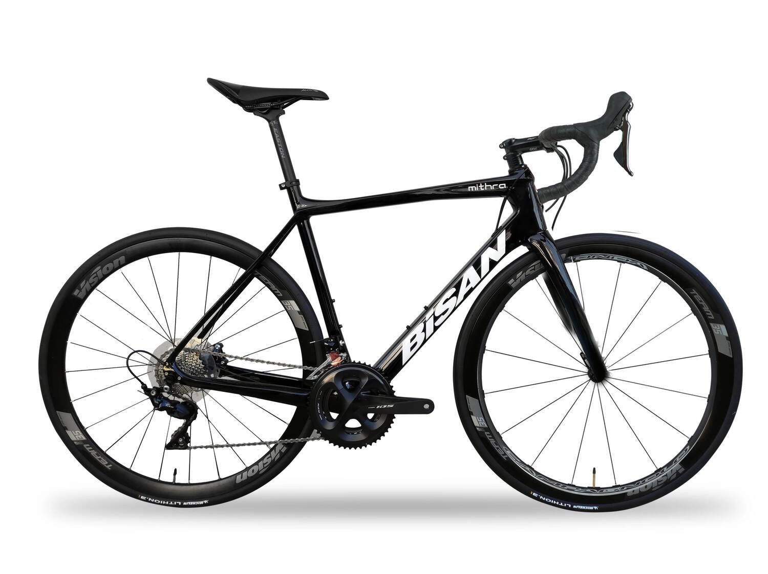 Bisan Mithra Rim Brake Ultegra Yol Bisikleti Siyah-Beyaz 56 cm