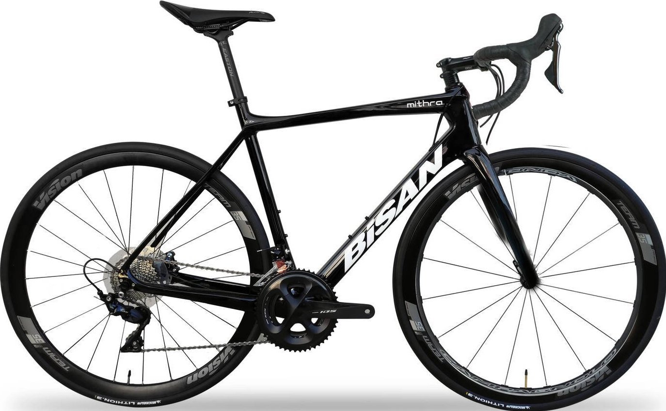 Bisan Mithra Rim Brake Ultegra Yol Bisikleti Siyah-Beyaz 56 cm