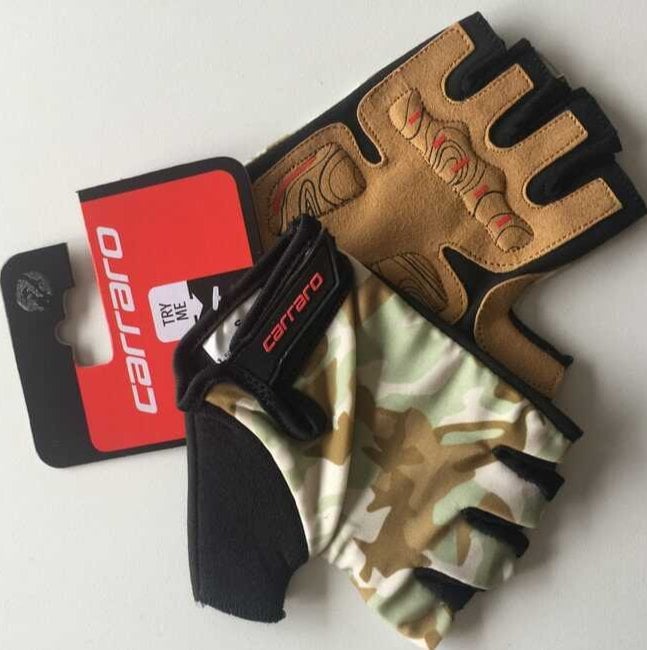 Eldiven Kısa Parmak Kamuflaj Carraro