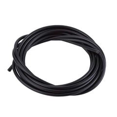 Vites Kablosu  Metrelik Teflonlu 4mm Siyah  20mt