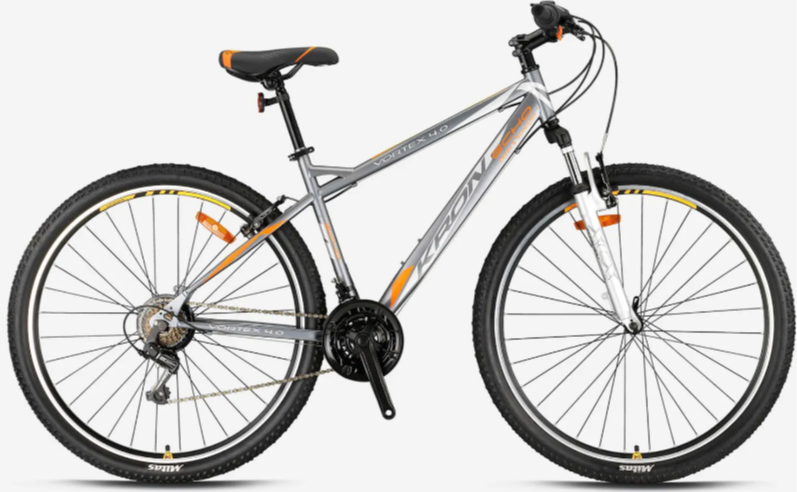 Kron Vortex 4.0 29 Jant Dağ Bisikleti Mat Füme-Neon Turuncu 41 cm