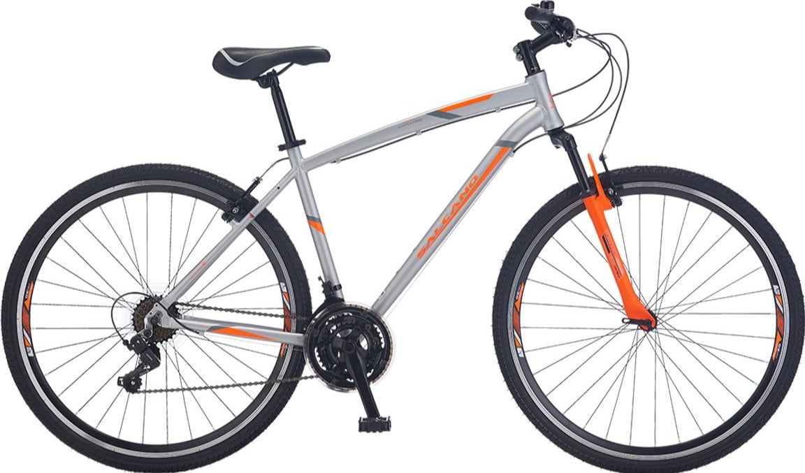 Salcano City Explorer V Fren 28 Jant Şehir Bisikleti Syah Mavi 48 Cm
