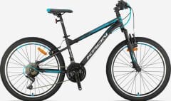 Kron Vortex 4.0 26 Jant Dağ Bisikleti Mat Siyah-Gri/Mavi