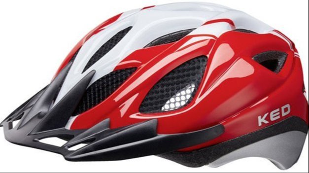 Kask Tronus Kırmızı/Beyaz KED