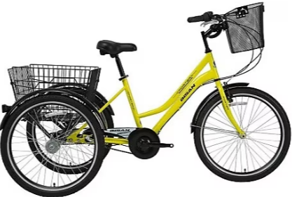 Bisan E-Porter Elektrikli Kargo Bisikleti Sarı