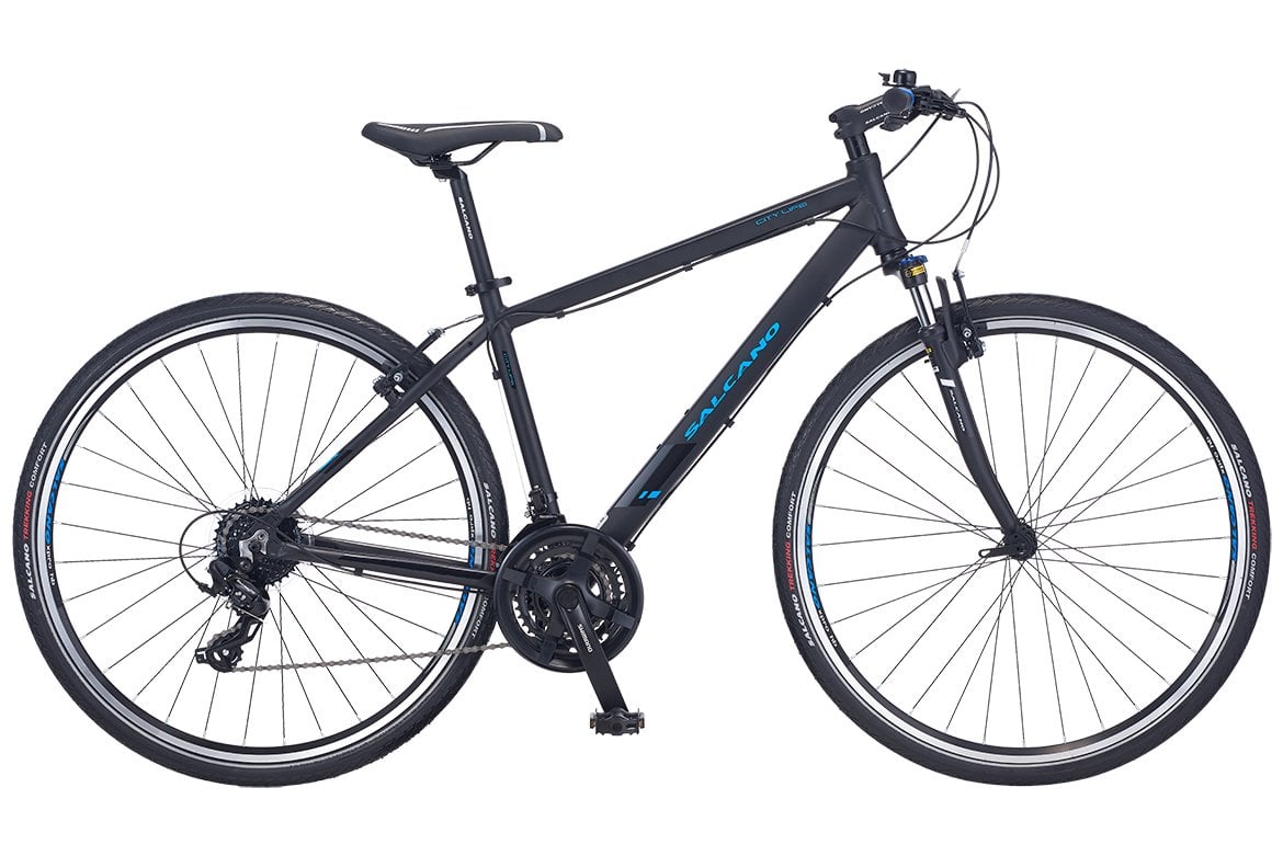 Salcano City Life 21S VR V Fren 28 Jant Şehir Bisikleti Siyah-Beyaz 51 Cm