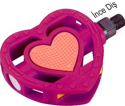 Pedal İnce Diş Kalpli