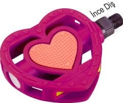 Pedal İnce Diş Kalpli