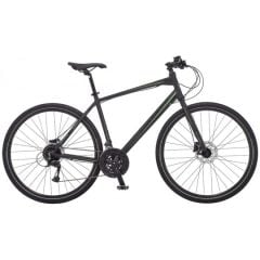 Salcano City Sport 30 Vites Hidrolik Fren 28 Jant Şehir Bisikleti Mat Siyah-Yeşil