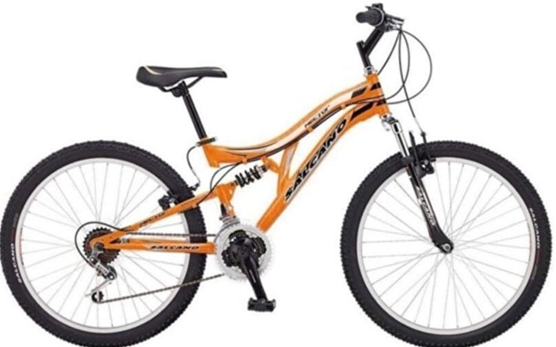 Salcano Hector V Fren 24 Jant Dağ Bisikleti Siyah-Yeşil-Beyaz