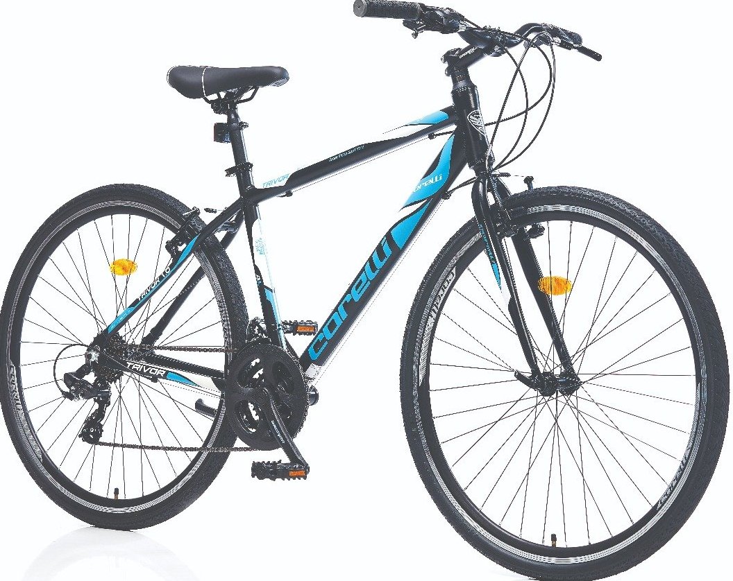 Corelli Trivor 28 Jant Şehir Bisikleti Siyah-Mavi 46 Cm