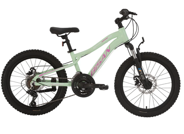 Bisan KDX 2500 MD  21 Vites 20''Jant Çocuk Bisikleti Mint Yeşil- Pembe