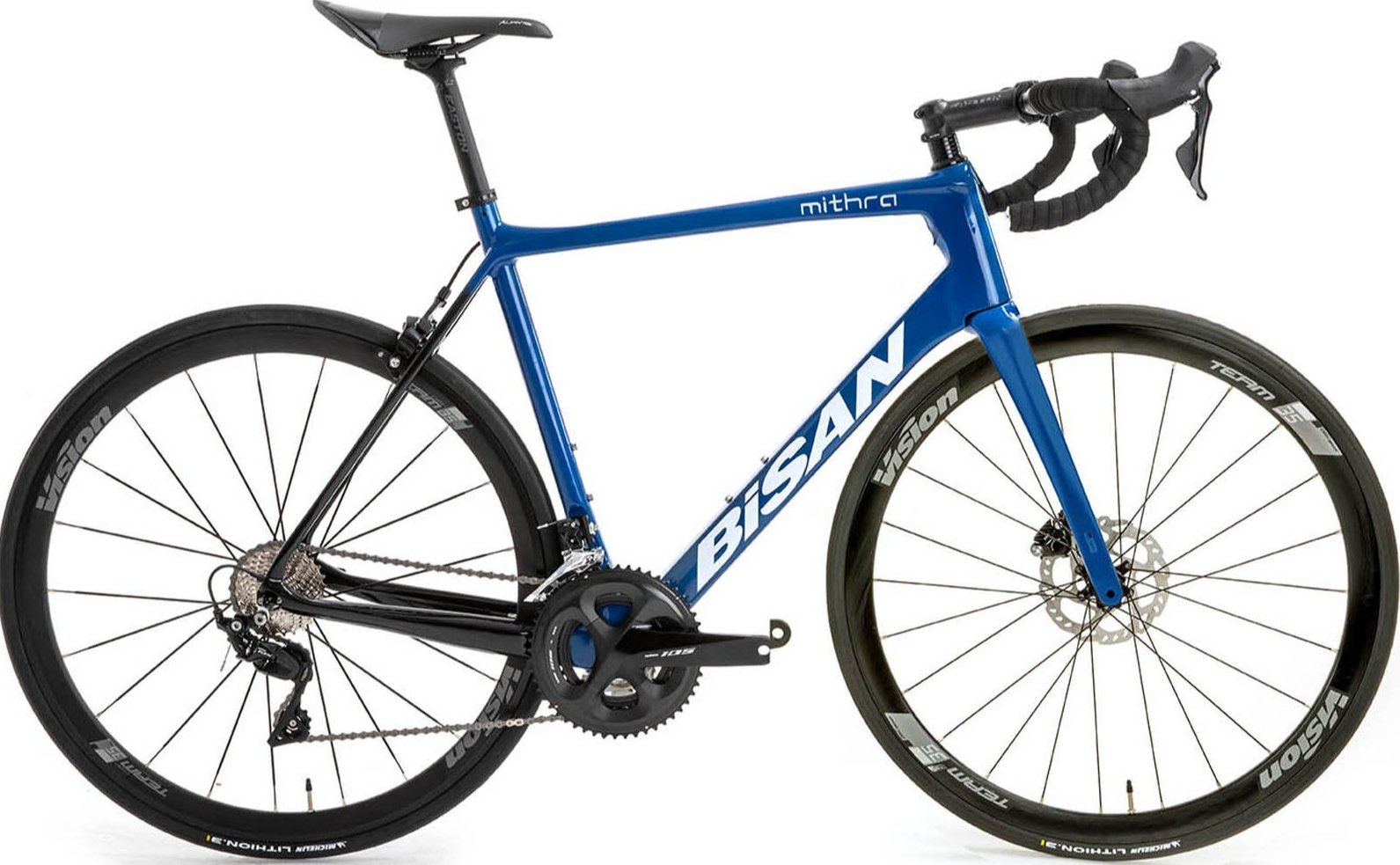 Bisan Mithra Disc 105 Yol Bisikleti Mavi-Siyah 54 cm