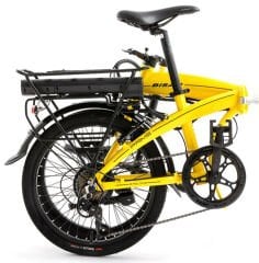 Bisan Prime Gri-Sarı Katlanır Elektrikli Bisiklet Sarı
