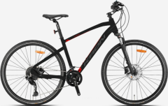 Kron TX500 Hidrolik Disk 28 Jant 20 Vites Cues Trekking Bisiklet Mat Siyah-Füme Kırmızı 46 cm
