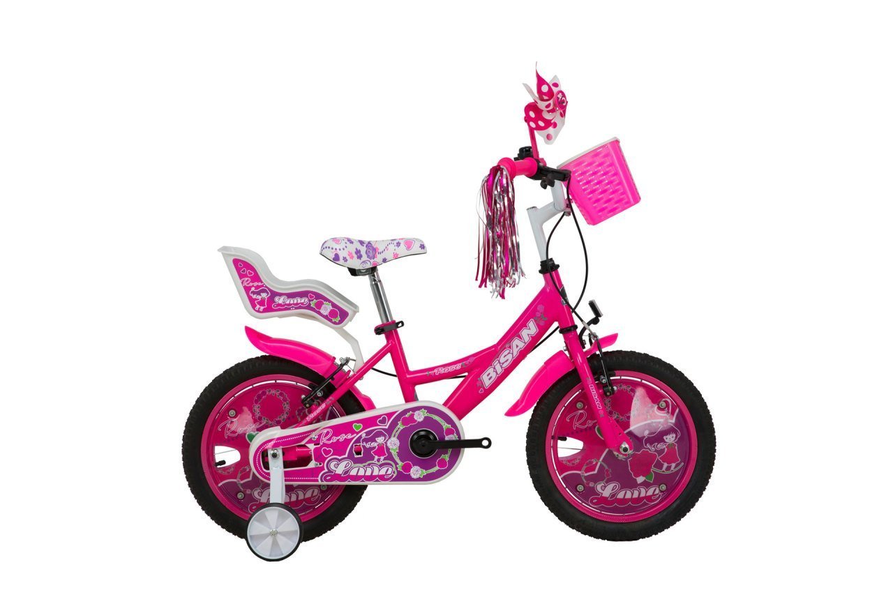 Bisan Rose 16 Jant Çocuk Bisikleti Pembe