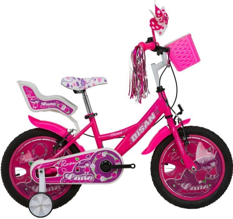 Bisan Rose 16 Jant Çocuk Bisikleti Pembe