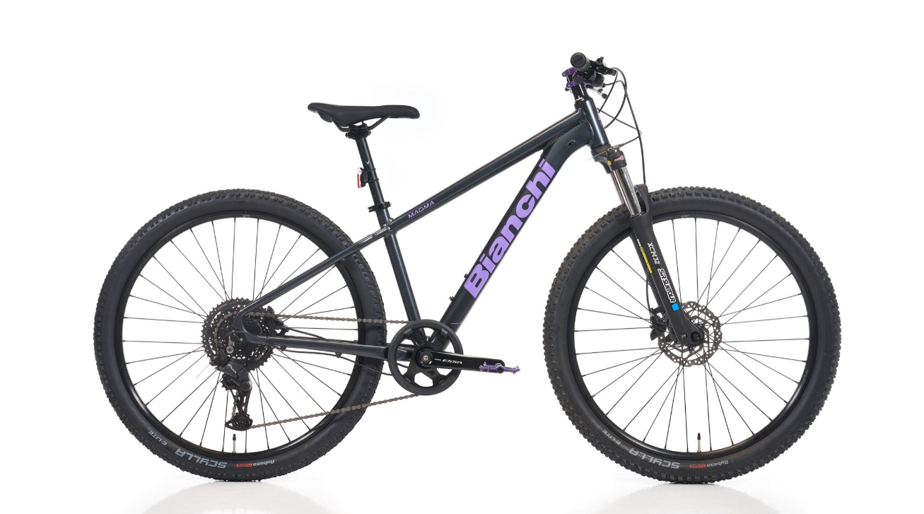 Bianchi Magma Hidrolik Fren 8 Vites Essa 27.5 Jant Dağ Bisikleti Siyah-Mor 38 cm