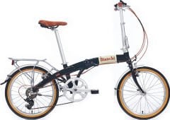 Bianchi New Vintage 20 Jant Katlanır Bisiklet Siyah