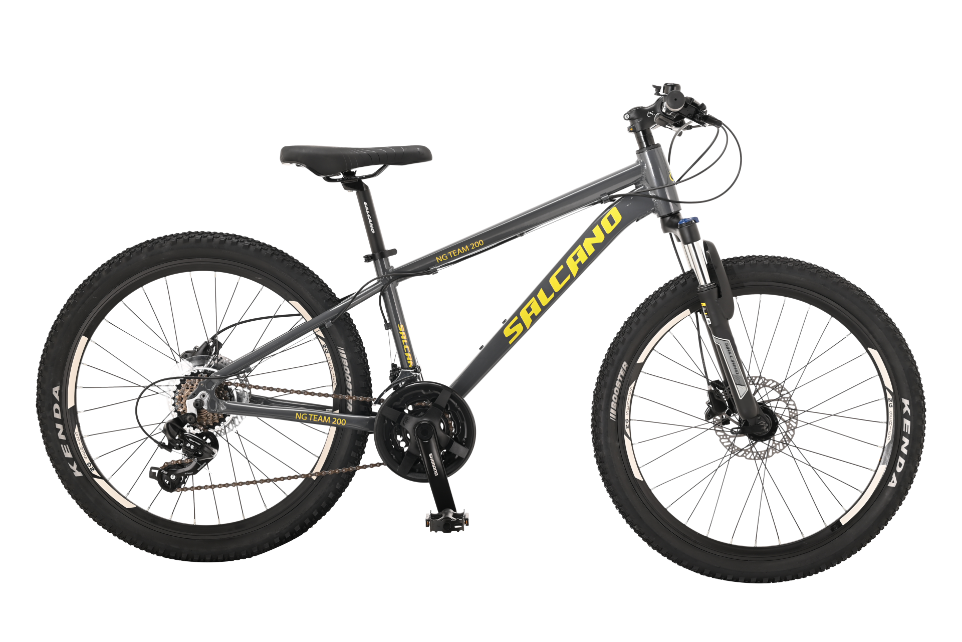 Salcano NG Team 200 Hidrolik Fren 24 Jant 21 Vites Dağ Bisikleti Siyah-Şampanya-Altın Sarı
