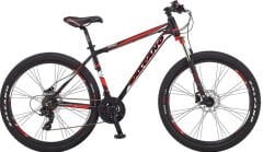 Salcano NG650 Hidrolik Fren 27.5 Jant Dağ Bisikleti Mat Siyah-Kırmızı/Beyaz 46 cm