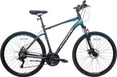 Kron TX75 Disk Fren 28 Jant Trekking Bisiklet Mat Füme Gri Turkuaz 46 cm