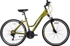 Kron TX75 Lady 28 Jant Trekking Bisiklet Çağla Yeşil Sarı Siyah 38 cm