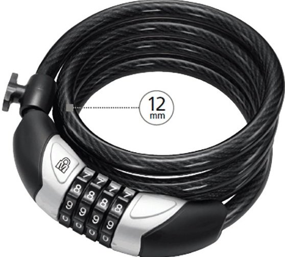 Kilit Magnum Spiral 12x1800 Şifreli 3110