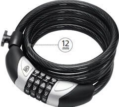 Kilit Magnum Spiral 12x1800 Şifreli 3110