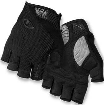 Eldiven Kısa Parmak Strade Dure Super Gel Giro Siyah Small