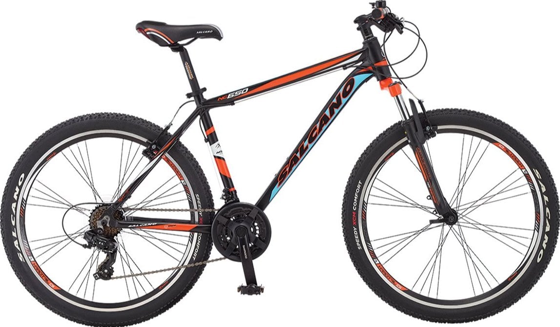 Salcano NG650 V Fren 26 Jant Dağ Bisikleti Mat Antrasit-Yeşil 38 cm