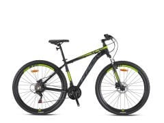 Kron XC 75 27.5 Jant Mekanik Disk Dağ Bisikleti Mat Siyah-Neon Sarı/Füme 43 cm