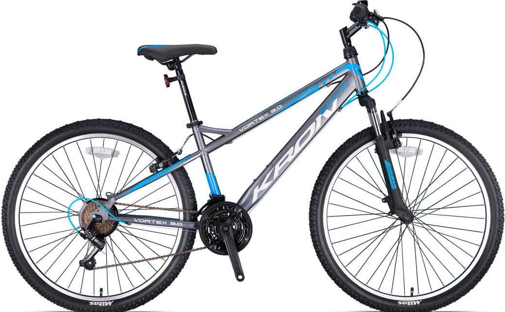 Kron Vortex 3.0 26 Jant Dağ Bisikleti Mat Füme Mavi Gri