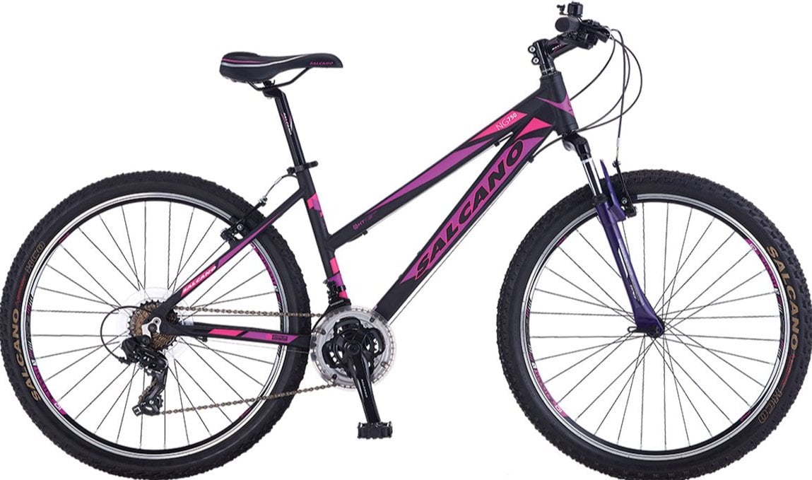 Salcano NG750 Unisex V Fren 26 Jant Dağ Bisikleti Mat Antrasit-Beyaz-Mor