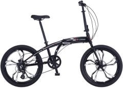 Salcano SLCN400 Hidrolik Fren 24 Jant Katlanır Bisiklet Siyah-Turkuaz