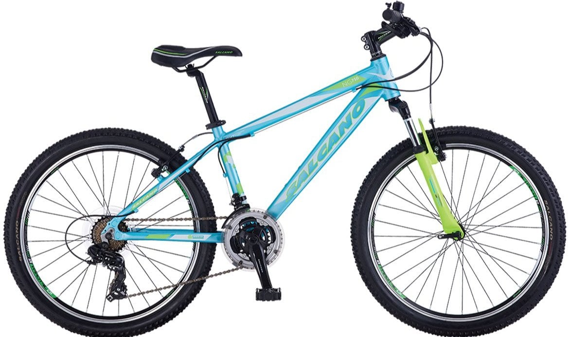 Salcano NG750 V Fren 24 Jant Dağ Bisikleti Turuncu-Beyaz-Yeşil