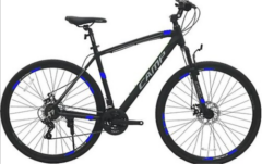 Camp Trekking Mekanik Disk 28 Jant Bisikleti Siyah-Mavi