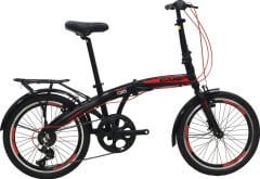 Camp Q5 20 Jant Katlanır Bisiklet Siyah-Kırmızı