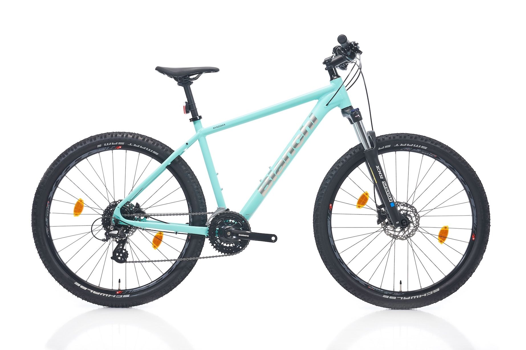 Bianchi Magma Hidrolik Fren 24 Vites Altus 27.5 Jant Dağ Bisikleti Celeste-Gümüş 38 cm