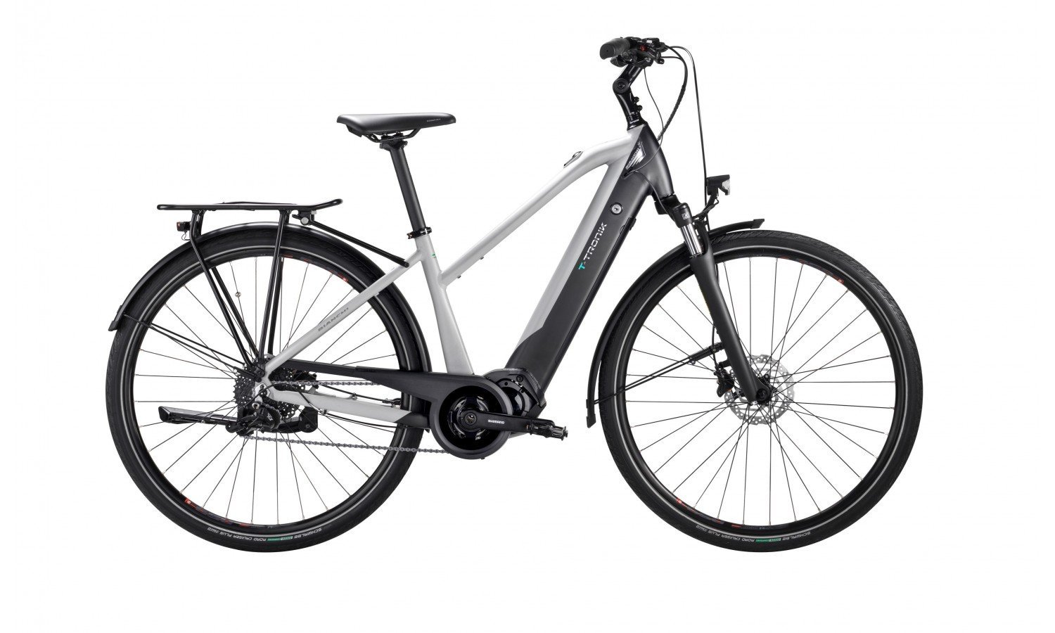 Bianchi T-Tronik T-Type Step-Trough Elektrikli Bisiklet Gri-Beyaz