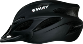 Bisiklet Kaskı Siyah Sway N7 Yetişkin