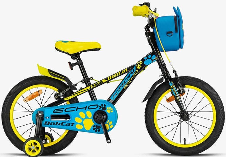 Kron Bobcat 20 Jant Erkek Çocuk Bisikleti Siyah-Mavi/Sarı