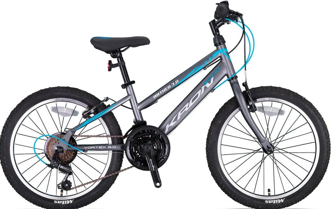 Kron Anthea 3.0 24 Jant Dağ Bisikleti Mat Füme-Turkuaz