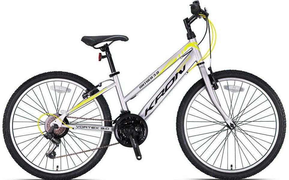 Kron Anthea 3.0 24 Jant Dağ Bisikleti Gri-Sarı