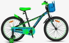 Kron Bobcat 20 Jant Erkek Çocuk Bisikleti Siyah-Mavi/Yeşil